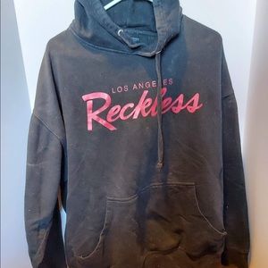 Young & Reckless red Hoodie 2xl